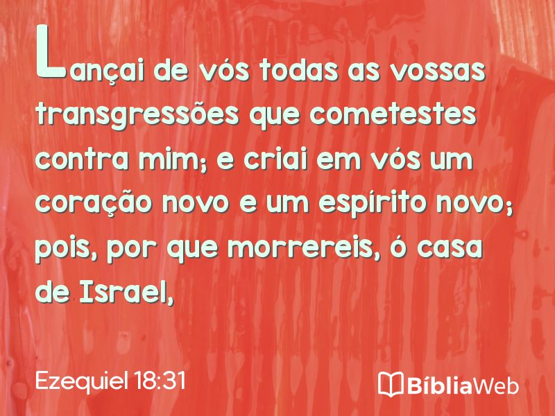 Ezequiel 18:31 em imagem para compartilhar