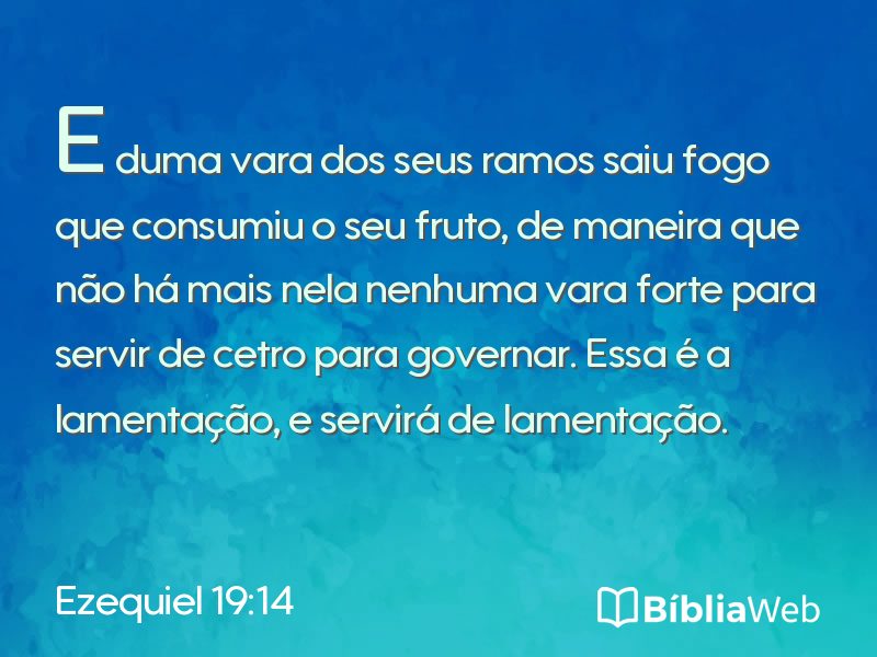 Ezequiel 19:14 em imagem para compartilhar