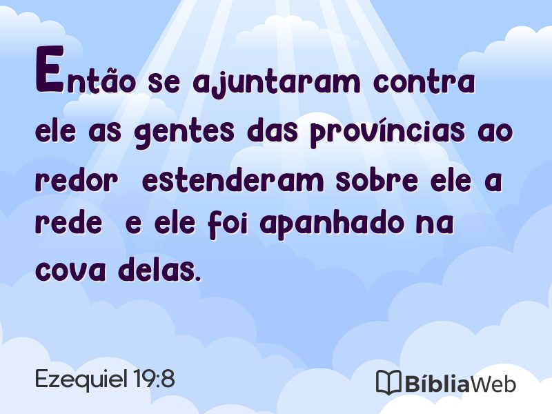 Ezequiel 19:8 em imagem para compartilhar