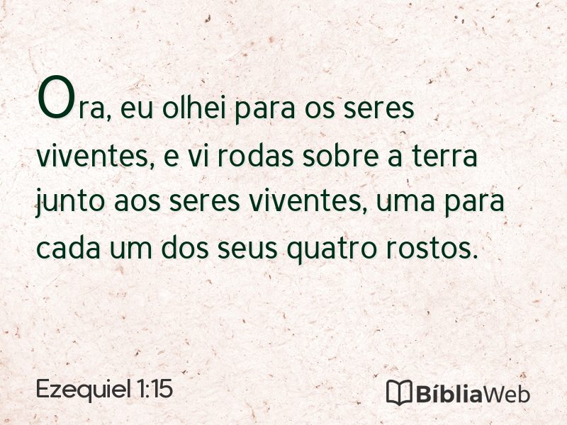 Ezequiel 1:15 em imagem para compartilhar