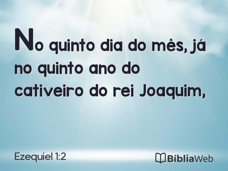 Ezequiel 1:2 em imagem para compartilhar