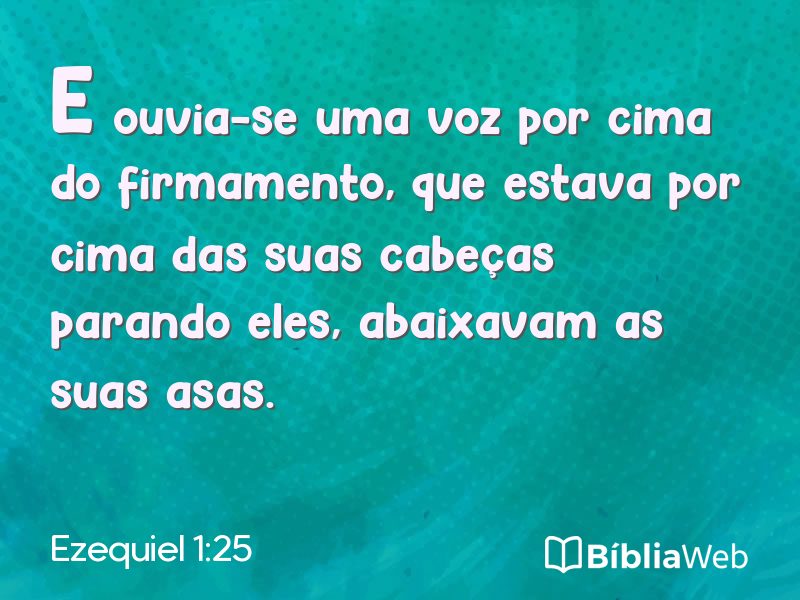 Ezequiel 1:25 em imagem para compartilhar