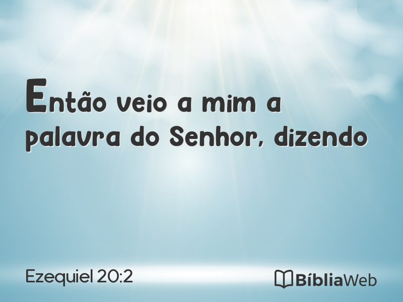 Ezequiel 20:2 em imagem para compartilhar