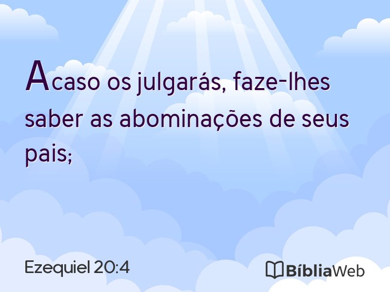 Ezequiel 20:4 em imagem para compartilhar