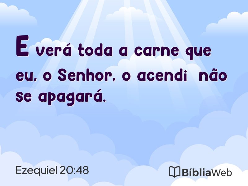 Ezequiel 20:48 em imagem para compartilhar