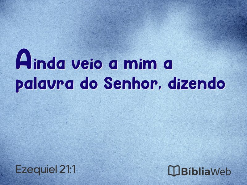 Ezequiel 21:1 em imagem para compartilhar