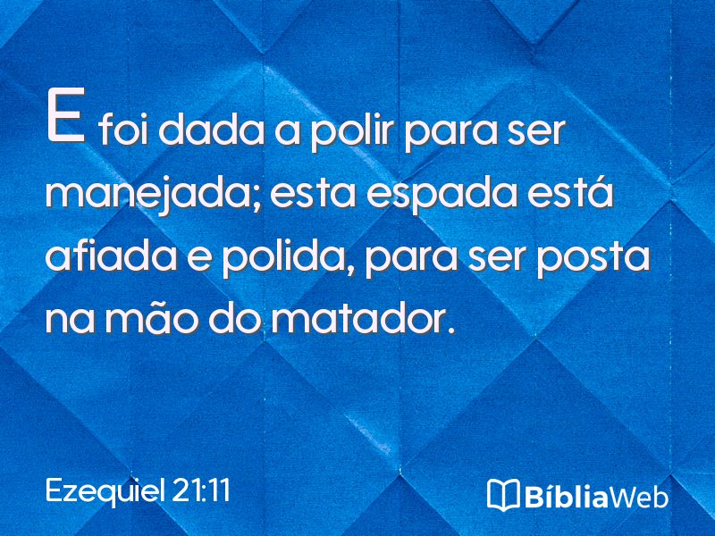 Ezequiel 21:11 em imagem para compartilhar