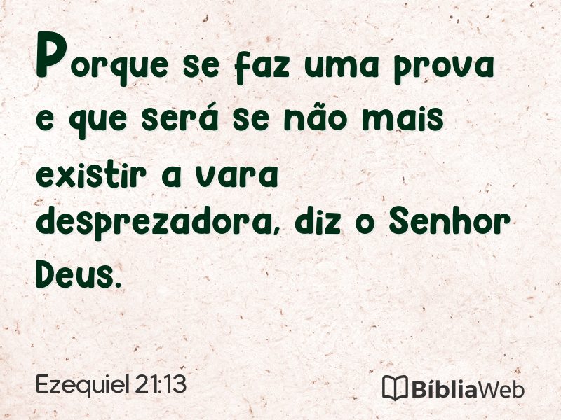 Ezequiel 21:13 em imagem para compartilhar