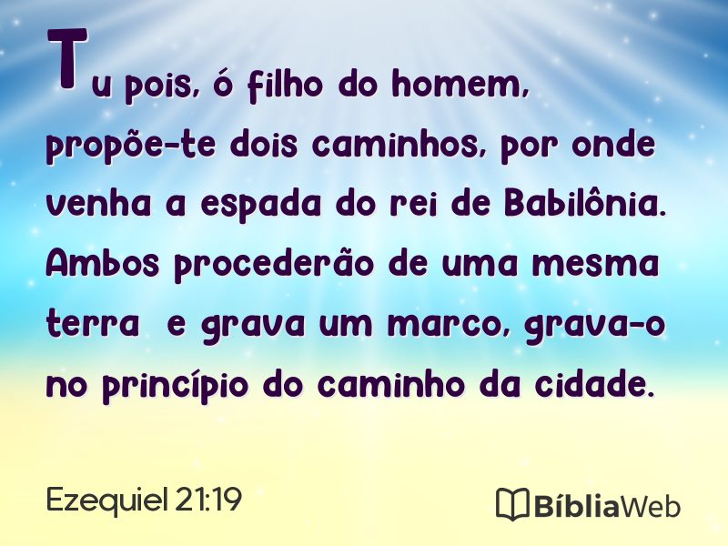 Ezequiel 21:19 em imagem para compartilhar