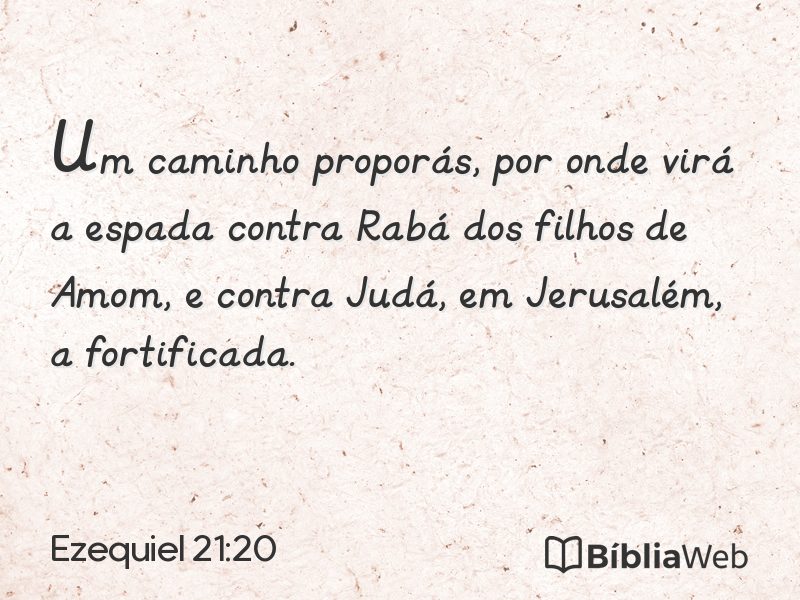 Ezequiel 21:20 em imagem para compartilhar