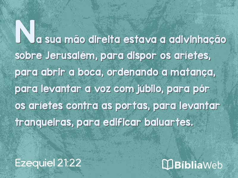 Ezequiel 21:22 em imagem para compartilhar