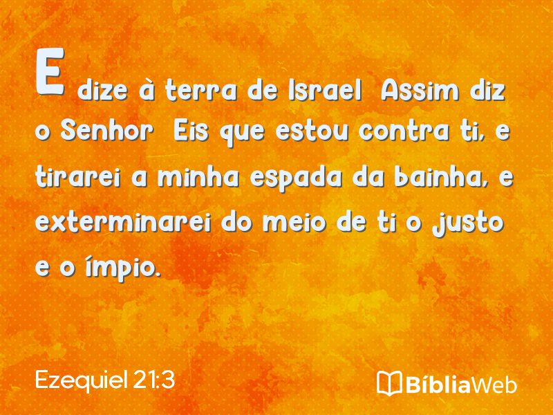 Ezequiel 21:3 em imagem para compartilhar
