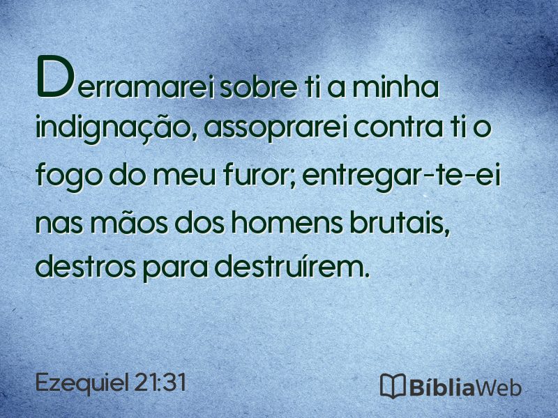 Ezequiel 21:31 em imagem para compartilhar