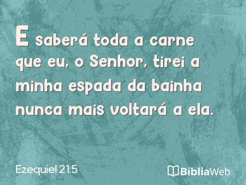 Ezequiel 21:5 em imagem para compartilhar