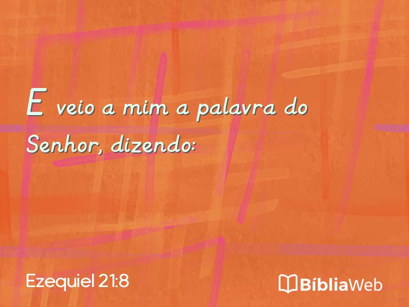 Ezequiel 21:8 em imagem para compartilhar