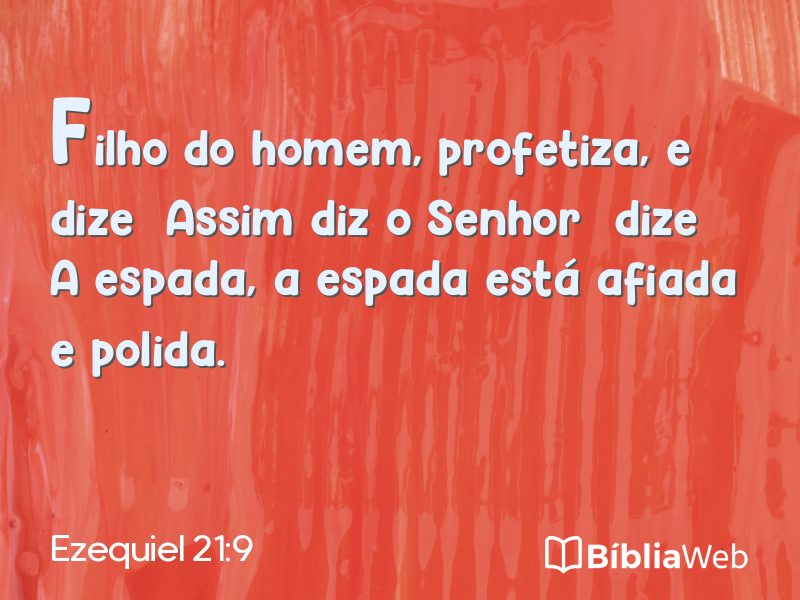 Ezequiel 21:9 em imagem para compartilhar