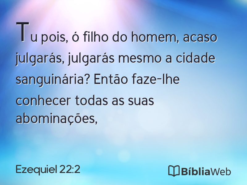 Ezequiel 22:2 em imagem para compartilhar