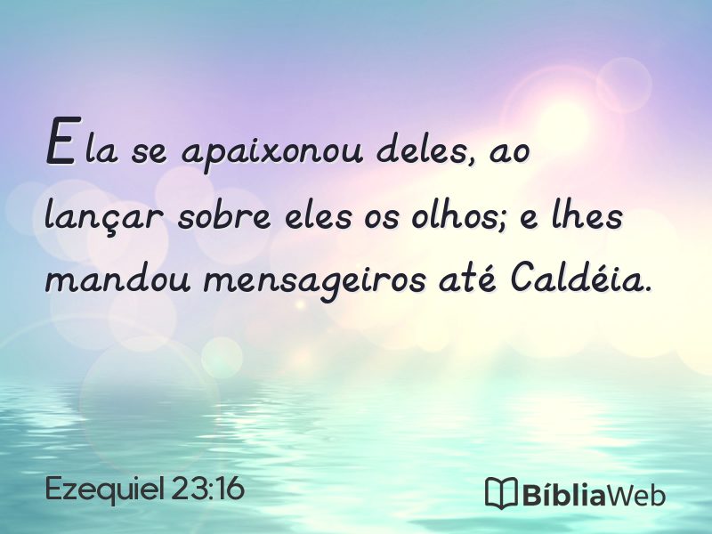 Ezequiel 23:16 em imagem para compartilhar