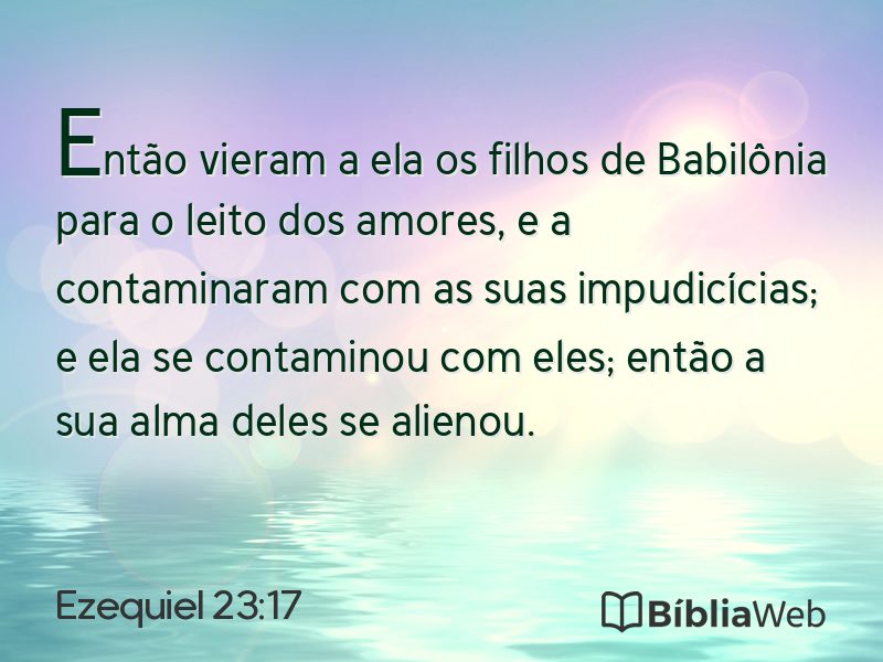 Ezequiel 23:17 em imagem para compartilhar