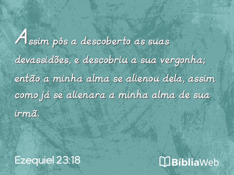 Ezequiel 23:18 em imagem para compartilhar