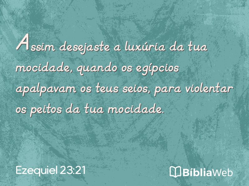 Ezequiel 23:21 em imagem para compartilhar
