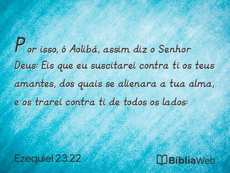 Ezequiel 23:22 em imagem para compartilhar