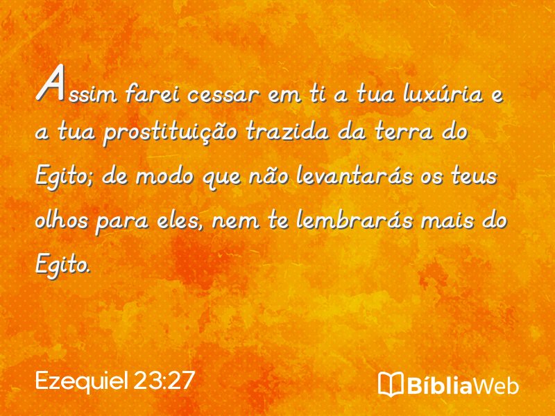 Ezequiel 23:27 em imagem para compartilhar