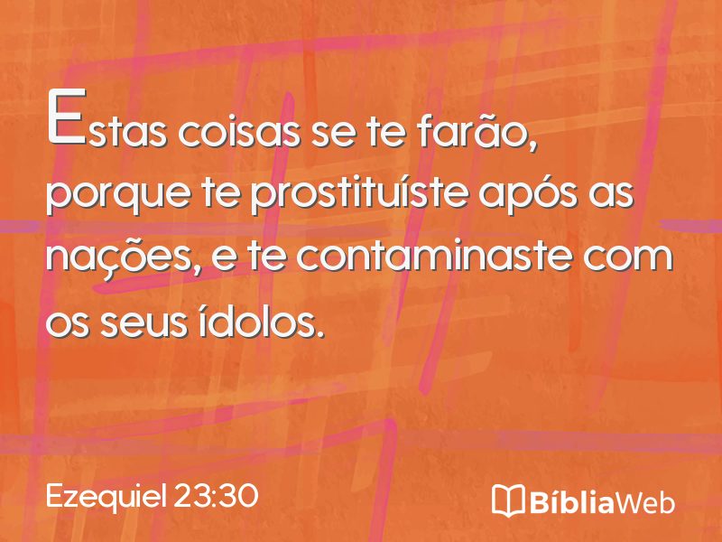 Ezequiel 23:30 em imagem para compartilhar