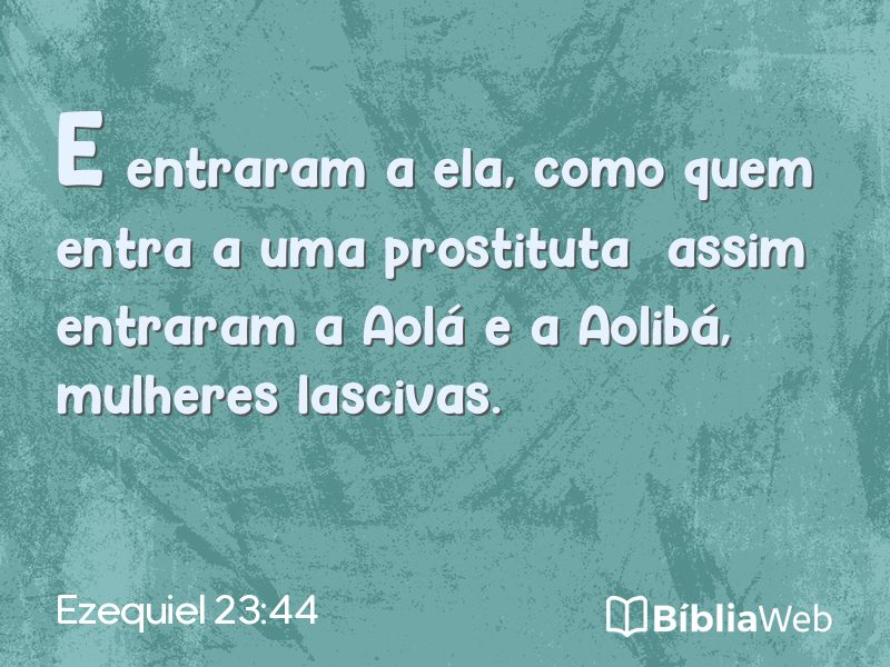 Ezequiel 23:44 em imagem para compartilhar