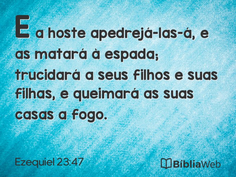 Ezequiel 23:47 em imagem para compartilhar