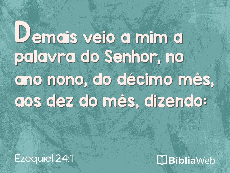 Ezequiel 24:1 em imagem para compartilhar