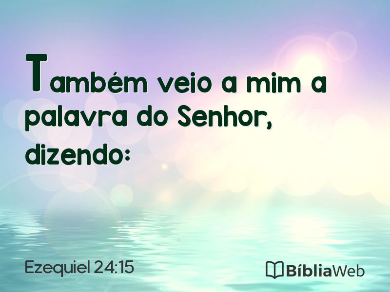 Ezequiel 24:15 em imagem para compartilhar