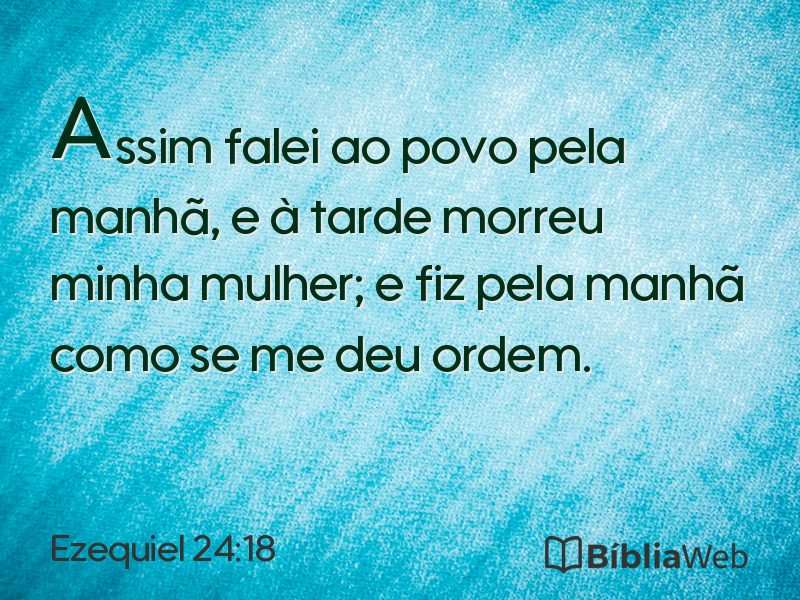 Ezequiel 24:18 em imagem para compartilhar