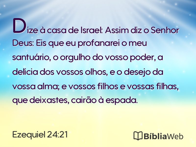 Ezequiel 24:21 em imagem para compartilhar