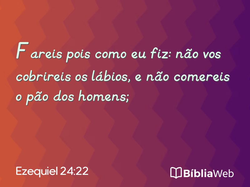 Ezequiel 24:22 em imagem para compartilhar