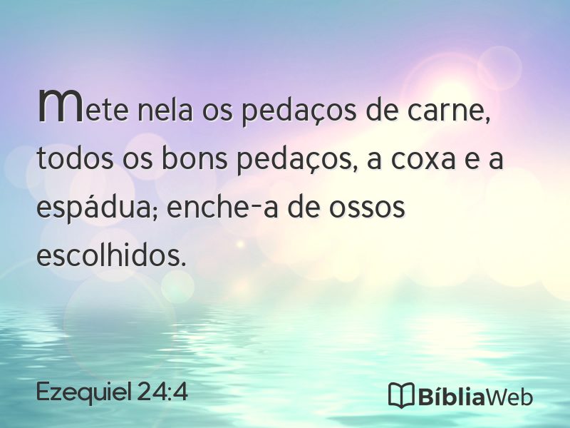 Ezequiel 24:4 em imagem para compartilhar