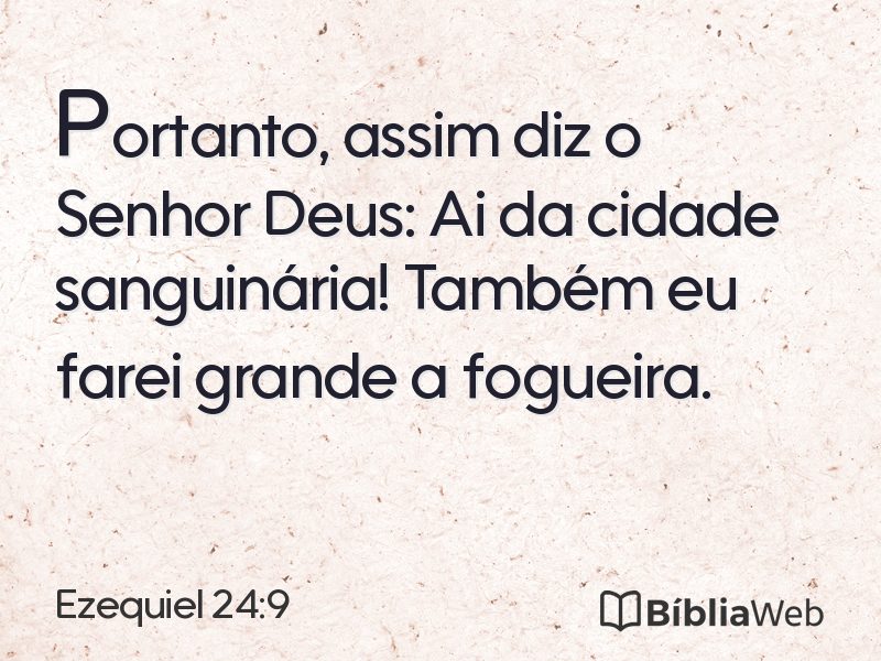 Ezequiel 24:9 em imagem para compartilhar