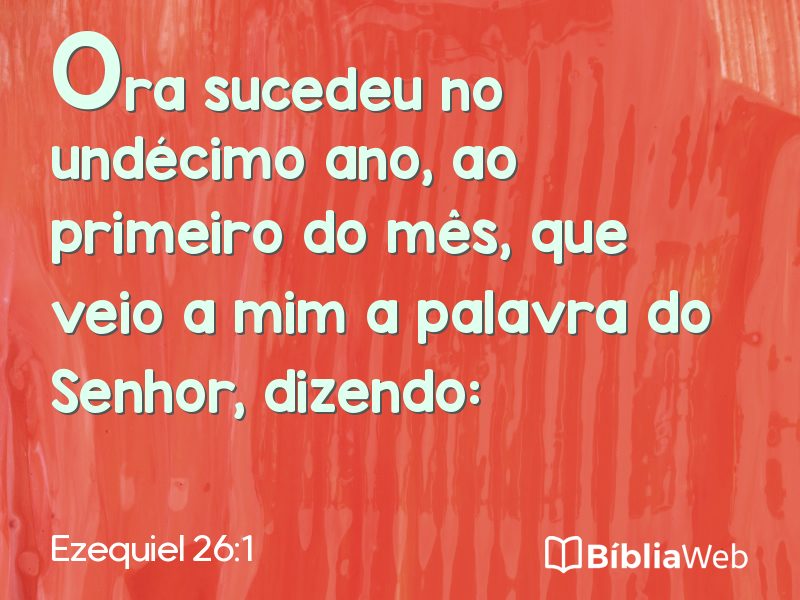 Ezequiel 26:1 em imagem para compartilhar