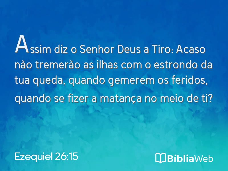 Ezequiel 26:15 em imagem para compartilhar