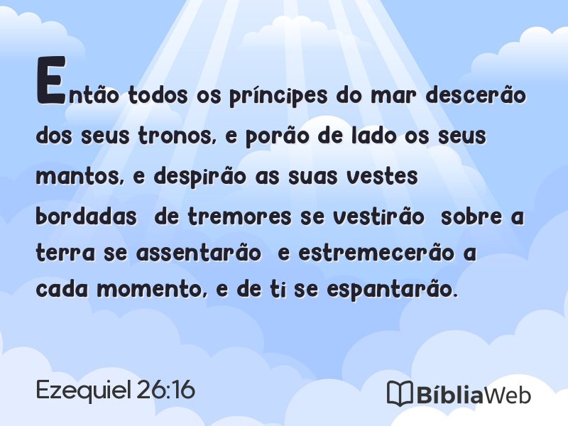 Ezequiel 26:16 em imagem para compartilhar