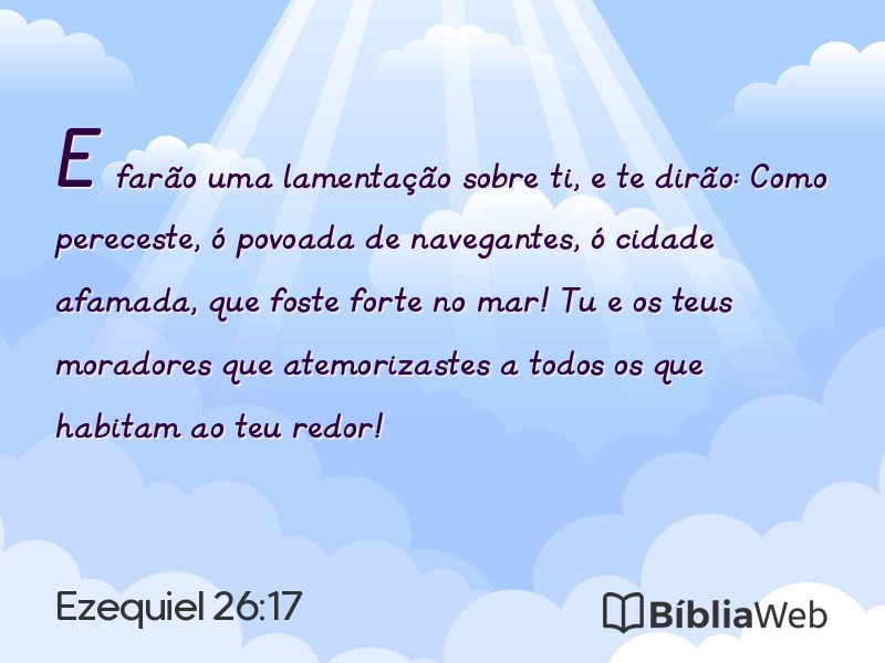 Ezequiel 26:17 em imagem para compartilhar