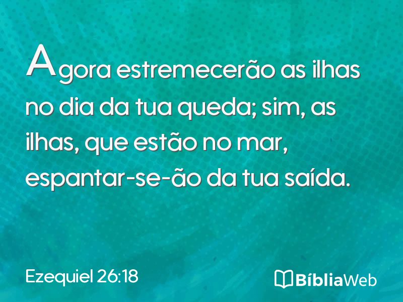 Ezequiel 26:18 em imagem para compartilhar