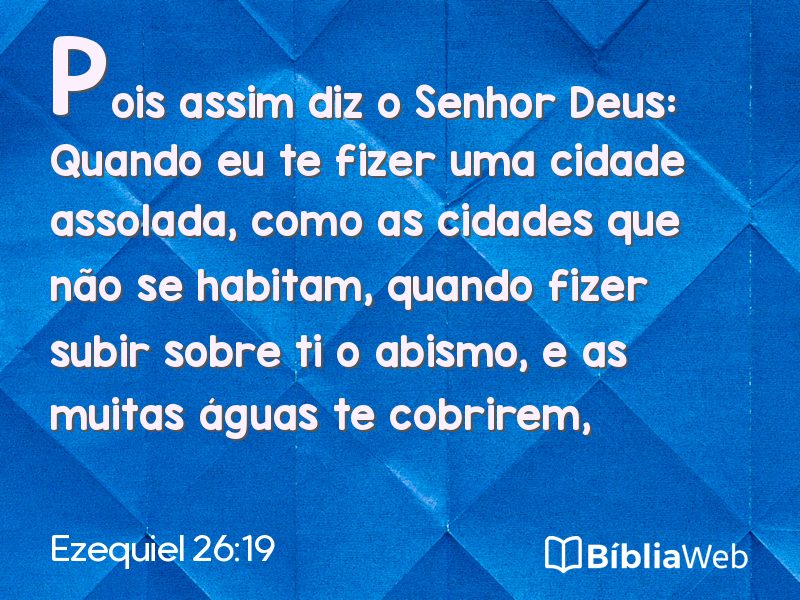 Ezequiel 26:19 em imagem para compartilhar