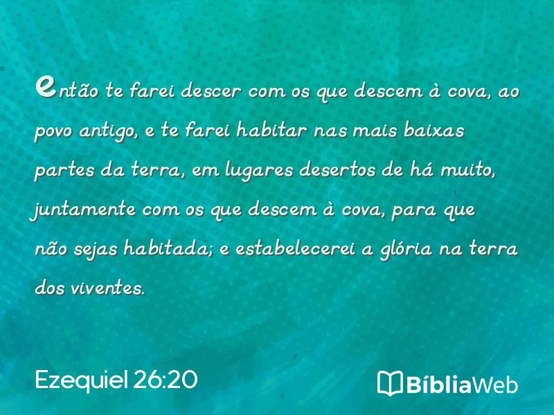 Ezequiel 26:20 em imagem para compartilhar