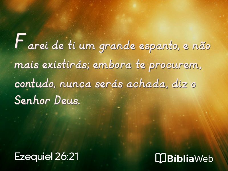 Ezequiel 26:21 em imagem para compartilhar