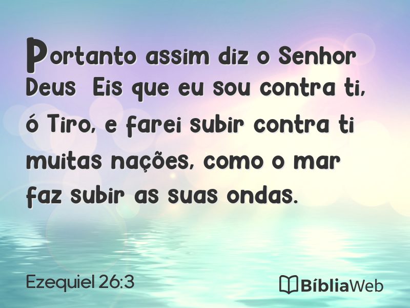 Ezequiel 26:3 em imagem para compartilhar