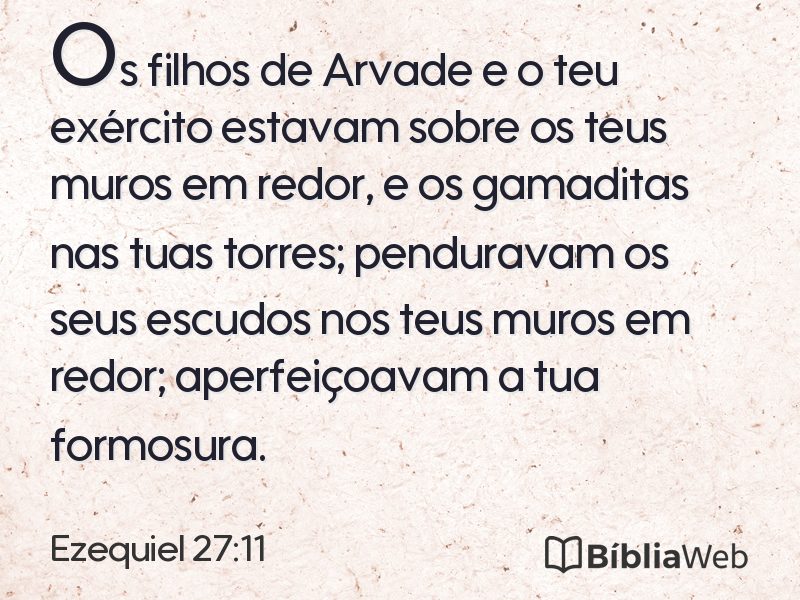 Ezequiel 27:11 em imagem para compartilhar