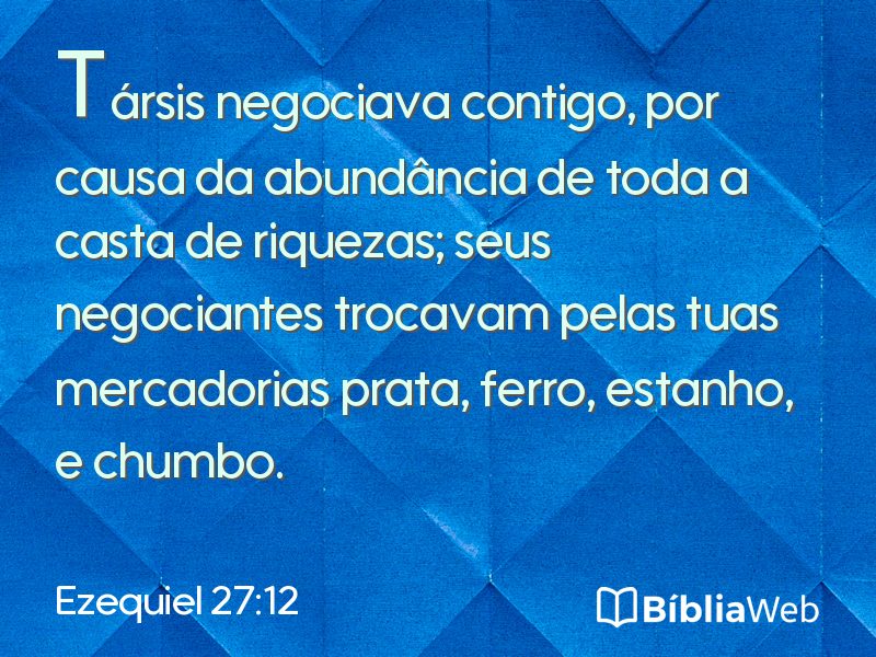 Ezequiel 27:12 em imagem para compartilhar