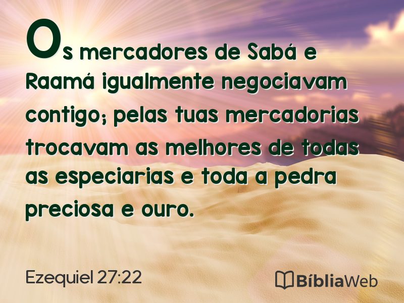 Ezequiel 27:22 em imagem para compartilhar