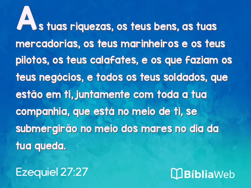 Ezequiel 27:27 em imagem para compartilhar